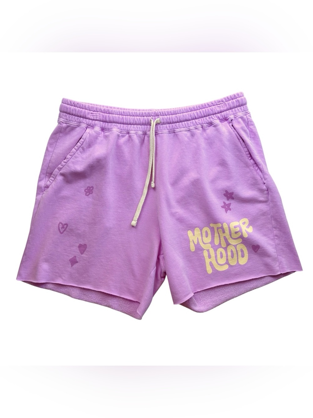 NWT Karrie Locher Mother Hood Purple Shorts Medium Motherhood Loungewear Lilac